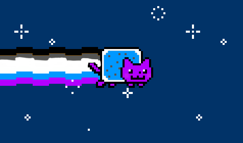 Asexual Nyan Cat Blank Meme Template