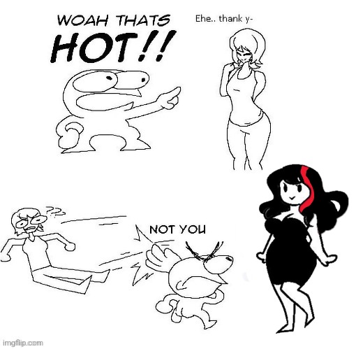 woah thats hot | image tagged in woah thats hot | made w/ Imgflip meme maker
