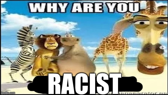 why are you horny | RACIST | image tagged in why are you horny | made w/ Imgflip meme maker