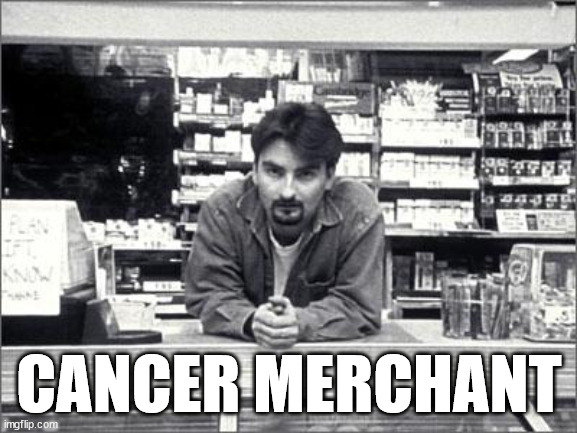 Dante | CANCER MERCHANT | image tagged in clerks | made w/ Imgflip meme maker