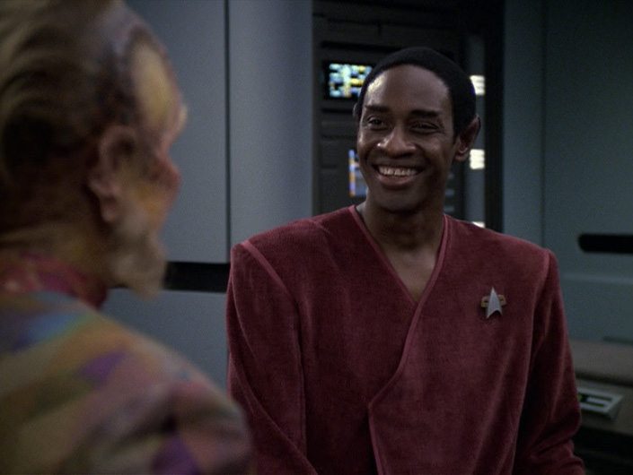 Tuvok Smiling Blank Meme Template