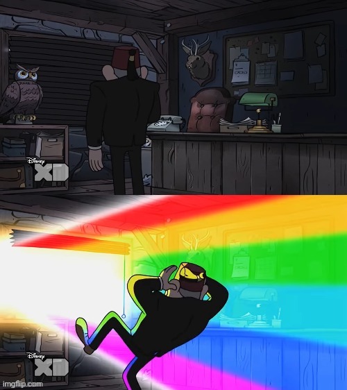 Stan Pines Blind by Rainbow | image tagged in stan pines blind by rainbow | made w/ Imgflip meme maker