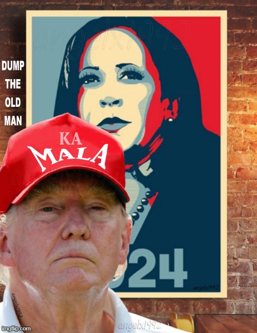 image tagged in kamala harris,donald trump is an idiot,clown car republicans,scumbag republicans,maga morons,maga cult | made w/ Imgflip meme maker