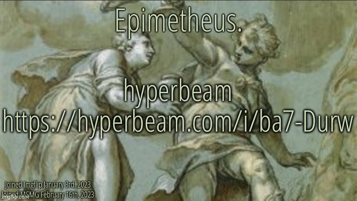 hyperbeam and its consequences have been a disaster for the ms_memer_group | hyperbeam
https://hyperbeam.com/i/ba7-Durw | image tagged in silver announcement template 10 0 template | made w/ Imgflip meme maker