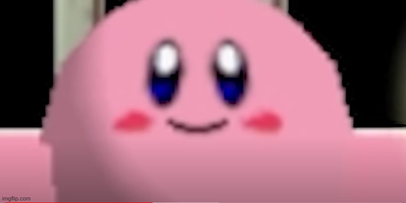 Kirby Close up | image tagged in kirby close up | made w/ Imgflip meme maker