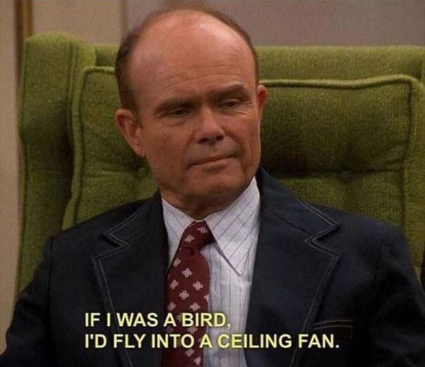 fly into fan Blank Meme Template