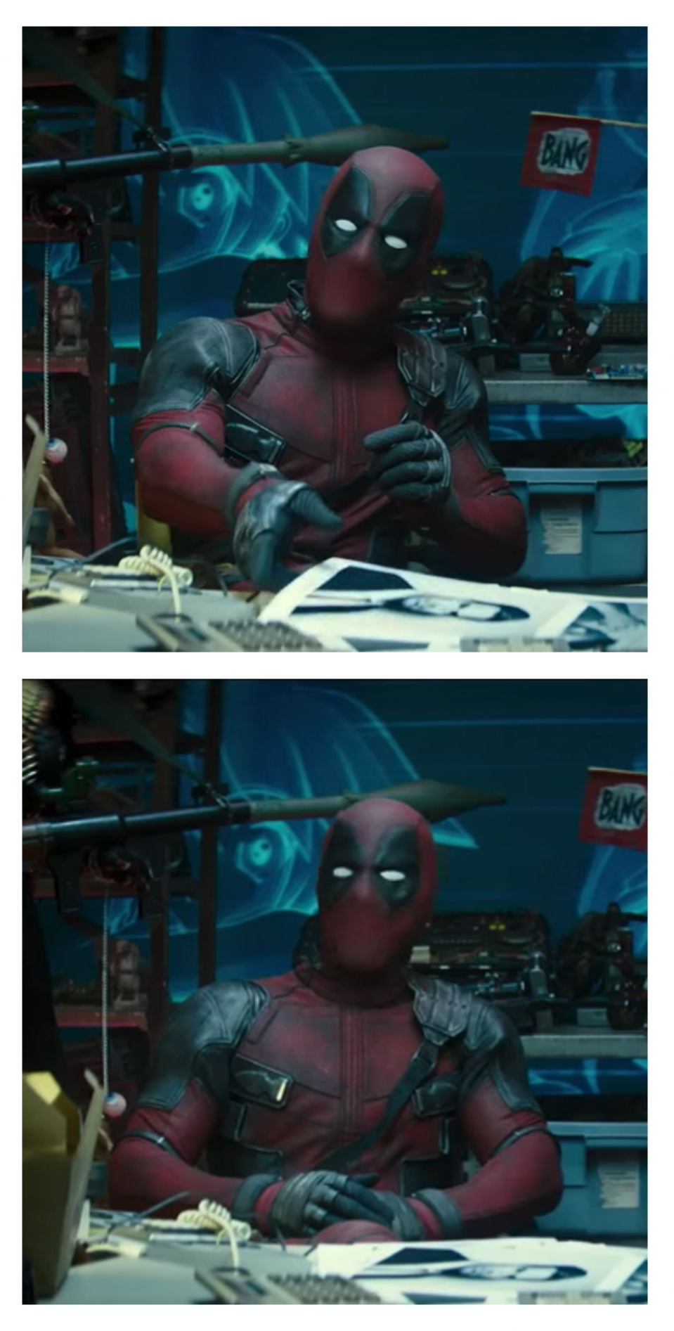 Not Impressed Deadpool Blank Meme Template