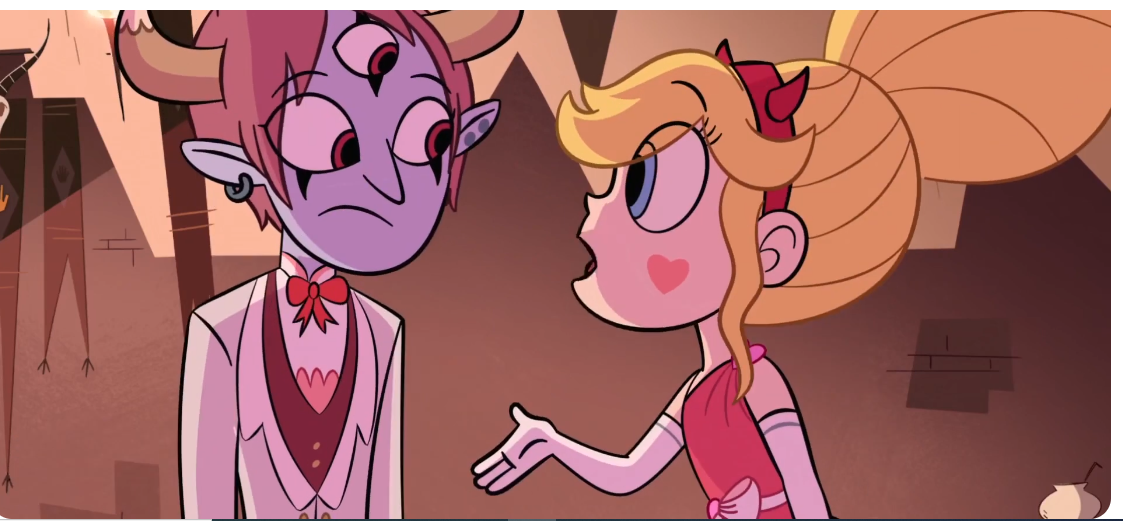 star and tom having a conversation Blank Meme Template