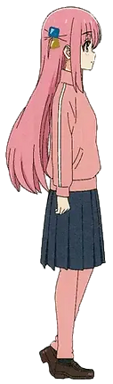 Hitori Gotoh back Blank Meme Template
