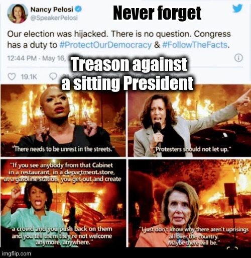 Never forget Treason against a sitting President | made w/ Imgflip meme maker