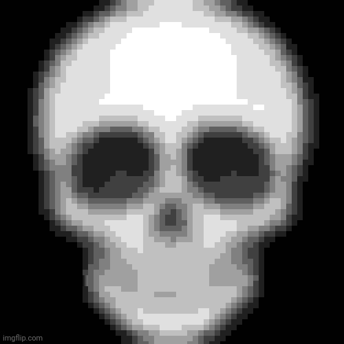 Skull emoji | image tagged in skull emoji | made w/ Imgflip meme maker