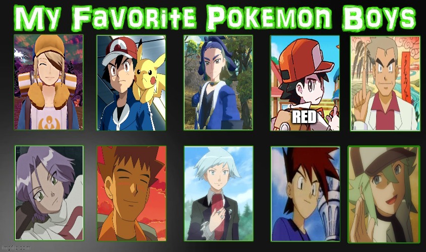 favorite pokemon boys | RED | image tagged in my favorite pokemon boys,pokmon,video games,nintendo,boys,pokemon memes | made w/ Imgflip meme maker