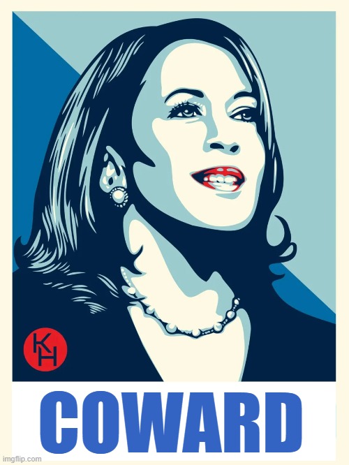 The truth is the truth | COWARD | image tagged in democrats,liberals,woke,leftists,biased media,kamala harris | made w/ Imgflip meme maker