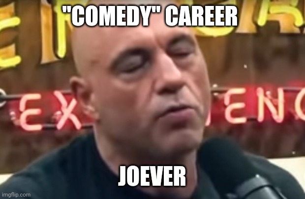 "COMEDY" CAREER; JOEVER | image tagged in humor,lolz,joe | made w/ Imgflip meme maker