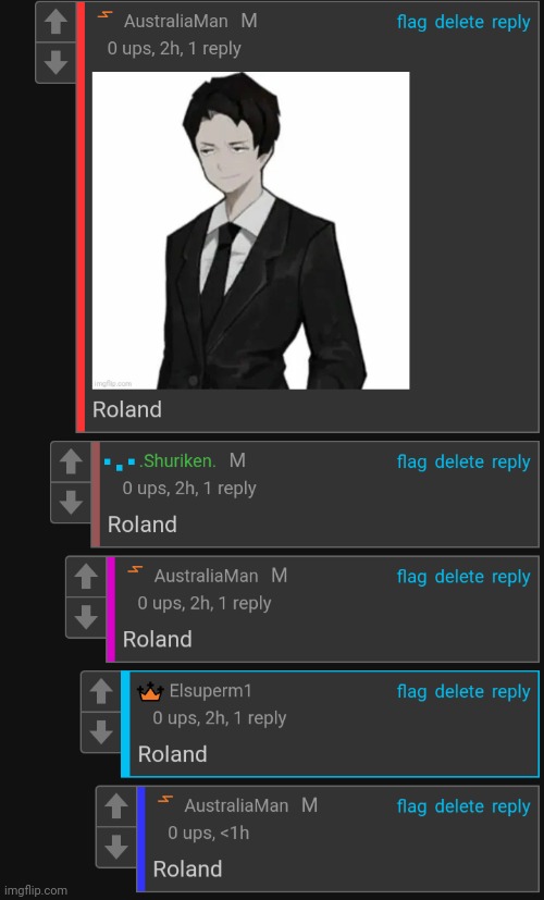 Roland | image tagged in roland | made w/ Imgflip meme maker