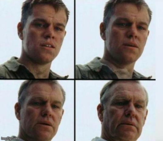 Matt Damon Aging | image tagged in matt damon aging | made w/ Imgflip meme maker