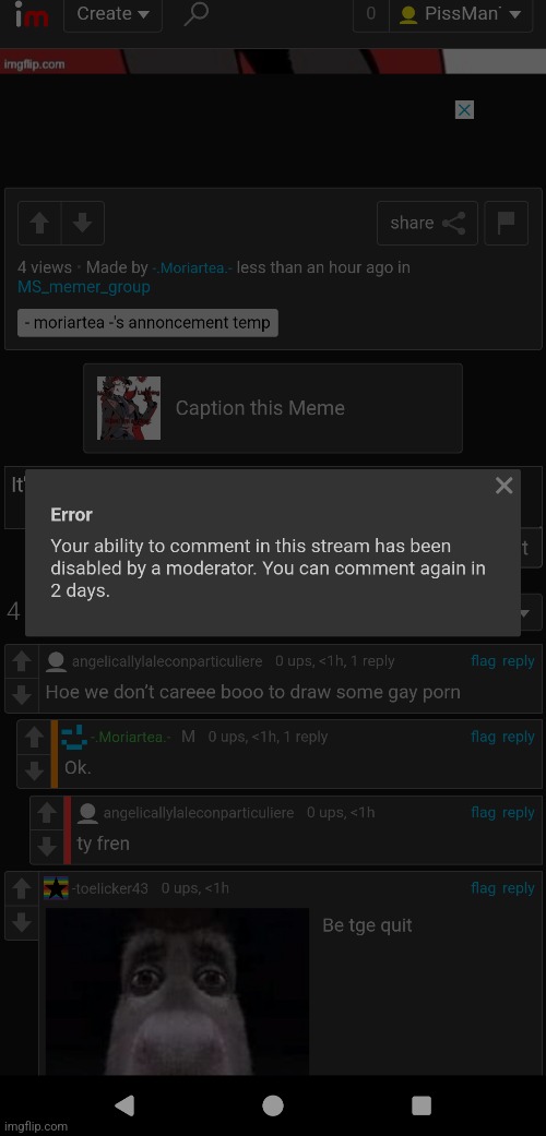 PissManThe3rd will be missed | made w/ Imgflip meme maker