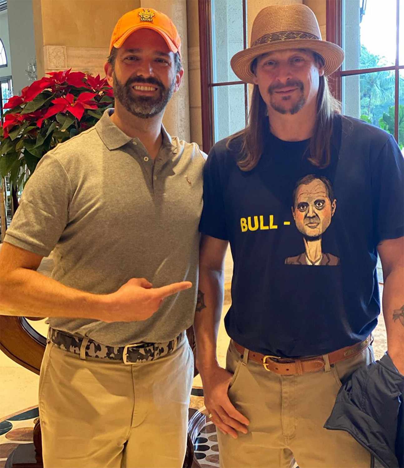 Trump JR and Kid Rock Blank Meme Template