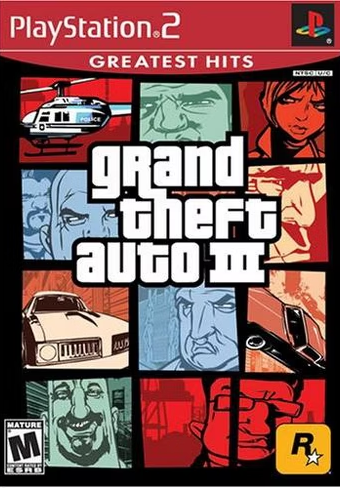 GTA III PS2 Cover Art Blank Meme Template