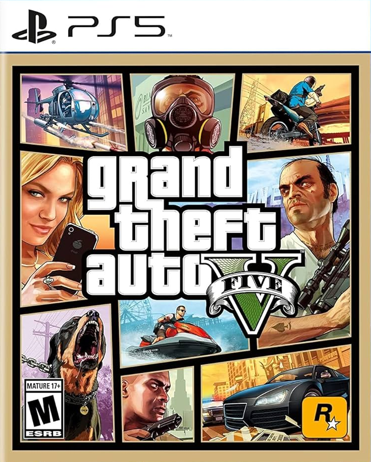 GTA 5 PS5 Cover Art Blank Meme Template