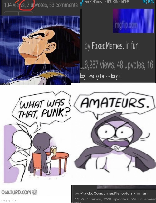 Amateurs | image tagged in amateurs | made w/ Imgflip meme maker