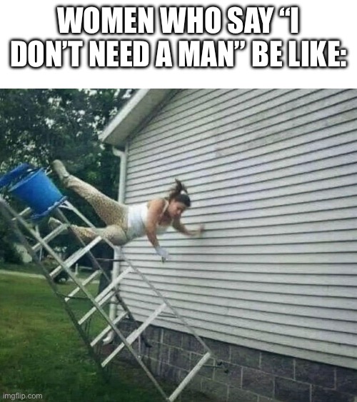 I don’t need a man | WOMEN WHO SAY “I DON’T NEED A MAN” BE LIKE: | image tagged in you dont say,literally,relationships,men vs women,pranks,lovers | made w/ Imgflip meme maker