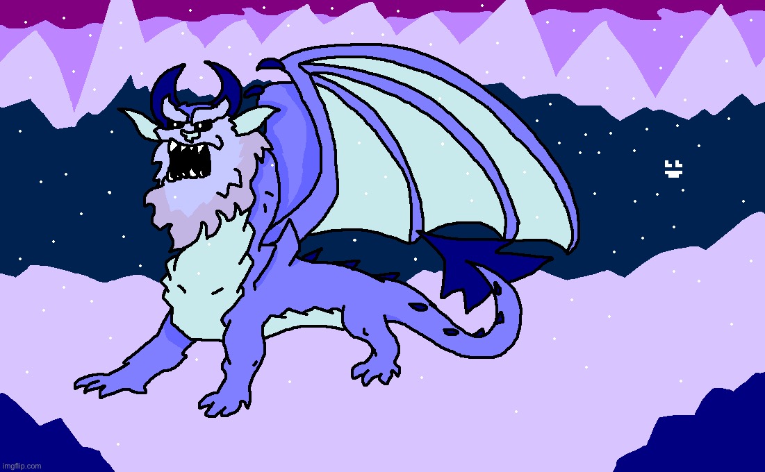 The ice dragon | made w/ Imgflip meme maker