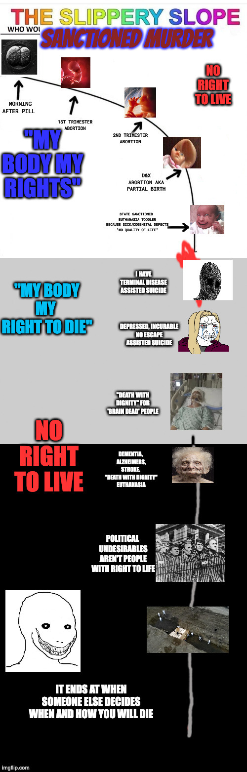 Right-To-Life Opinion is Unpopular | SANCTIONED MURDER | made w/ Imgflip meme maker