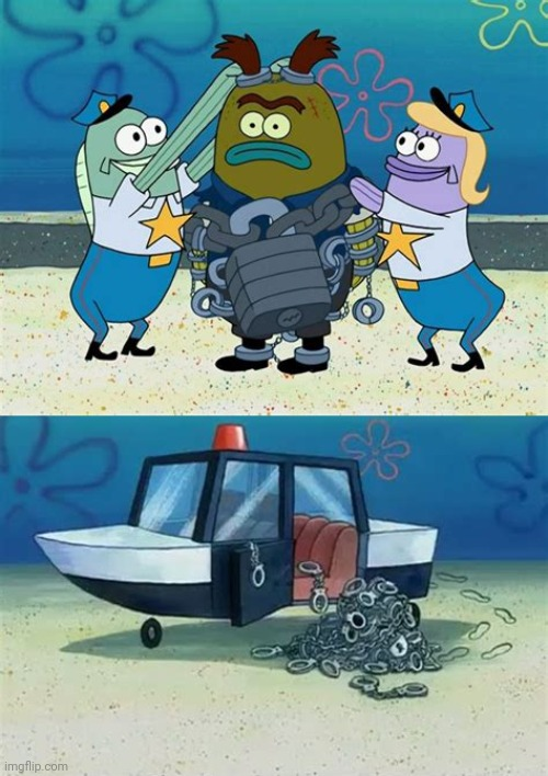 High Quality Tattletale Strangler arrested and got away Blank Meme Template