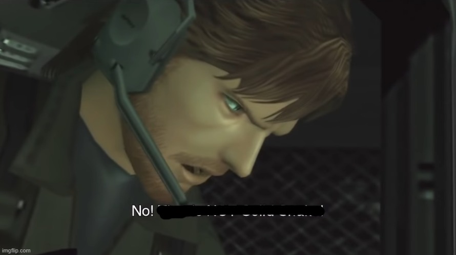 No, that is NOT Solid Snake! | image tagged in no that is not solid snake | made w/ Imgflip meme maker