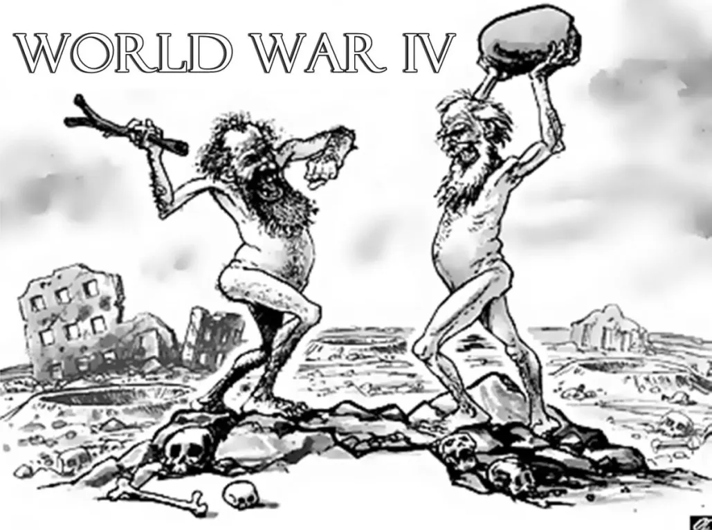 World War IV according to other people: Blank Meme Template