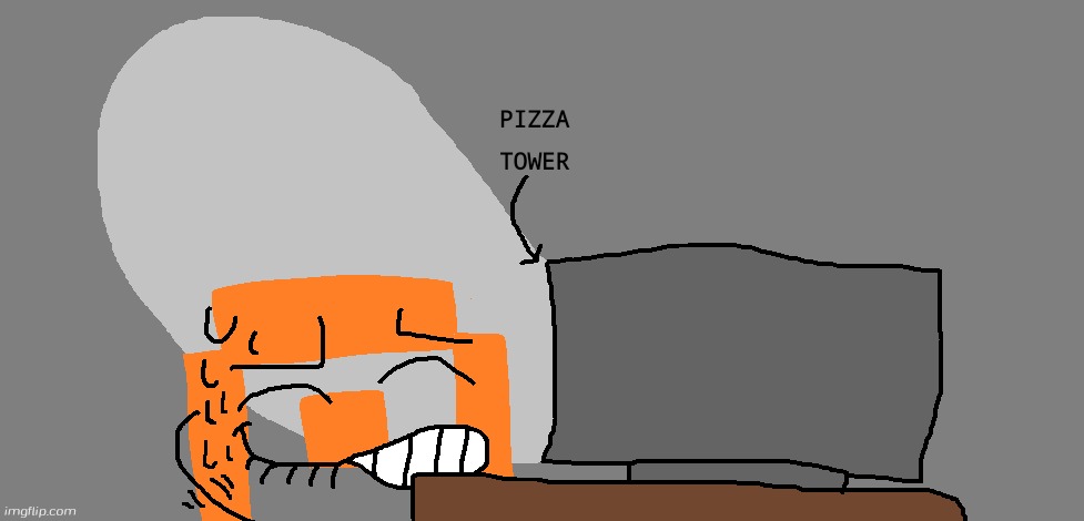 NubasiksPhone jerking to Pizza Tower | image tagged in nubasiksphone freaky | made w/ Imgflip meme maker