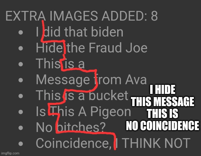 I HIDE THIS MESSAGE THIS IS NO COINCIDENCE | made w/ Imgflip meme maker