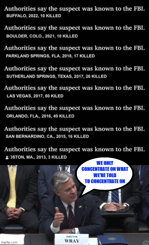 Biden FBI drops the ball...  Again...  It must be election season... | WE ONLY CONCENTRATE ON WHAT WE'RE TOLD TO CONCENTRATE ON | image tagged in corrupt,biden,fbi | made w/ Imgflip meme maker