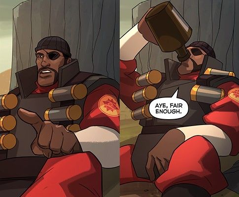 TF2 Demoman Blank Meme Template