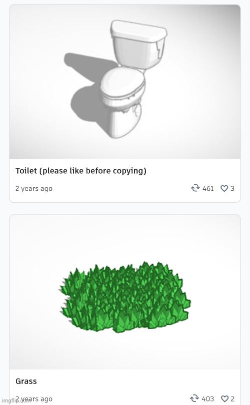 Why are my most copied models a toilet and grass bro | made w/ Imgflip meme maker