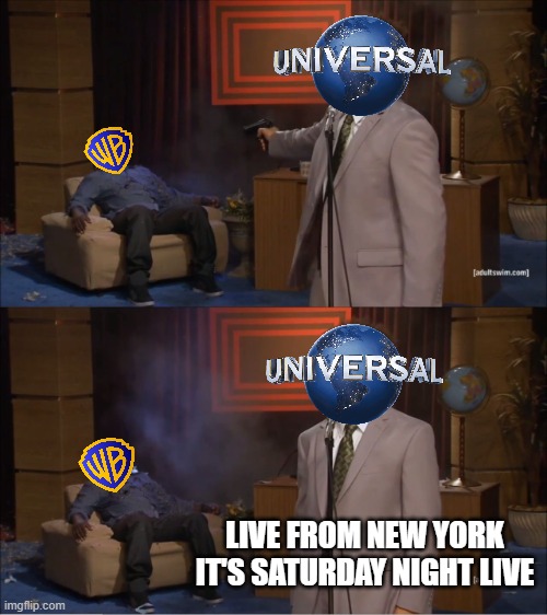 joker 2 is gonna lose to a saturday night live biopic | LIVE FROM NEW YORK IT'S SATURDAY NIGHT LIVE | image tagged in memes,who killed hannibal,prediction,warner bros discovery,universal studios | made w/ Imgflip meme maker