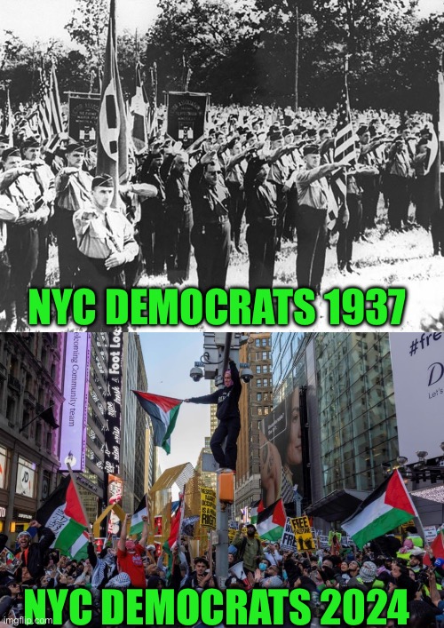 Just the facts jack | NYC DEMOCRATS 1937; NYC DEMOCRATS 2024 | image tagged in democrats | made w/ Imgflip meme maker