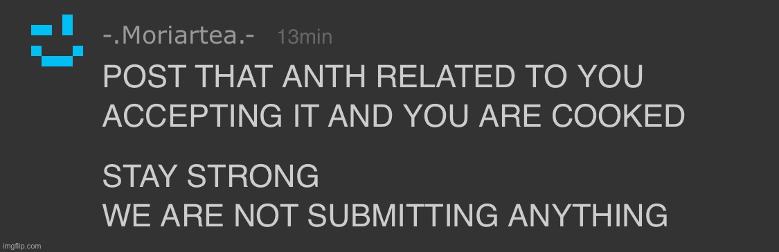 She cracked before I did look at her last post ☠️ | made w/ Imgflip meme maker