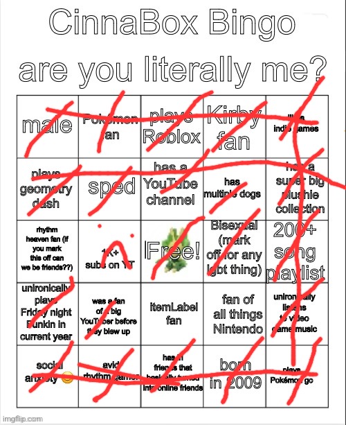 Not to flex or anything but I've been watching DanTDM since before he had 100k :yawn: and if you count StanleyMOV | image tagged in cinnabox bingo | made w/ Imgflip meme maker