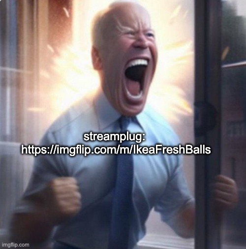 Biden Lets Go | streamplug:  https://imgflip.com/m/IkeaFreshBalls | image tagged in biden lets go | made w/ Imgflip meme maker