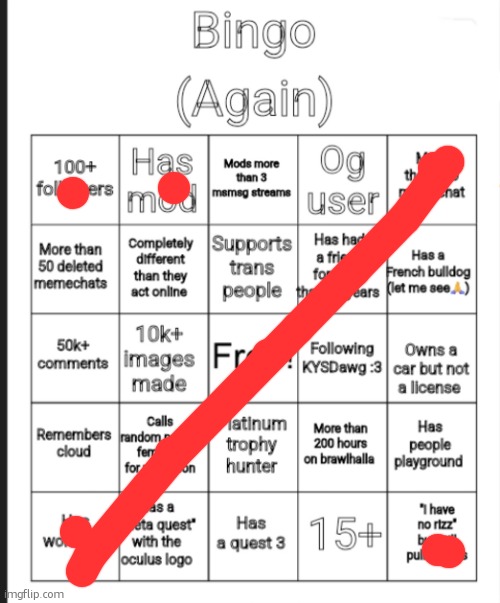 yooo | image tagged in updated bingo | made w/ Imgflip meme maker