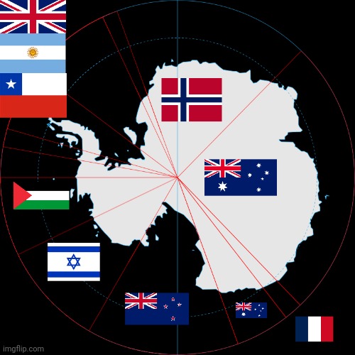 They should totally do this | image tagged in map,maps,antarctica,israel,palestine | made w/ Imgflip meme maker