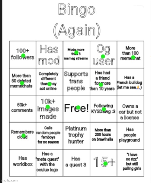 Updated bingo | image tagged in updated bingo | made w/ Imgflip meme maker