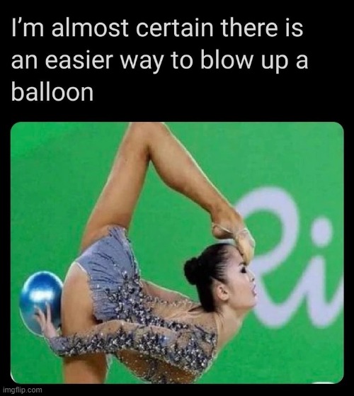 She promised the judges she Wouldn't let the air out near them | image tagged in vince vance,farts,balloon,contortionist,double jointed,asian girl | made w/ Imgflip meme maker