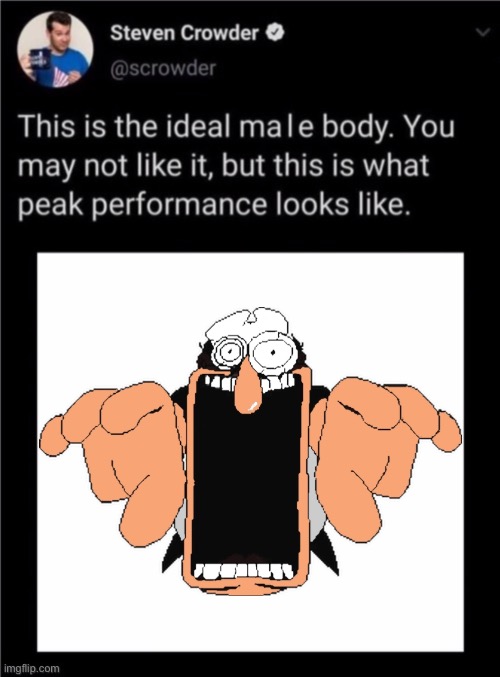 Ideal Male Body HQ | image tagged in ideal male body hq | made w/ Imgflip meme maker