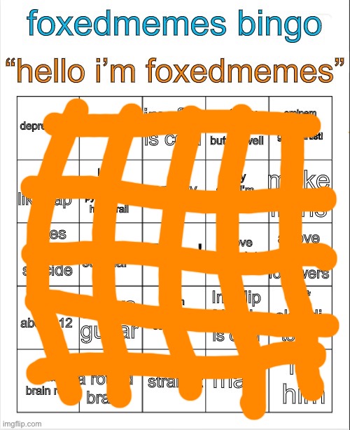 it’s almost like we’re the same person | image tagged in foxedmemes bingo | made w/ Imgflip meme maker