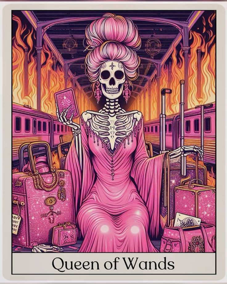 Tarot | Queen Of Wands Blank Meme Template