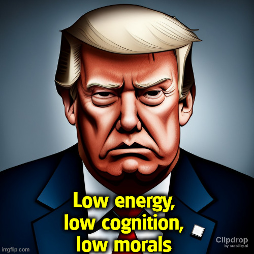 Trump, falling apart | Low energy, 
low cognition, 
low morals | image tagged in trump,energy,cognition,morals | made w/ Imgflip meme maker