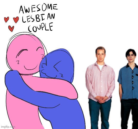 Awesome Lesbian Couple | image tagged in awesome lesbian couple | made w/ Imgflip meme maker